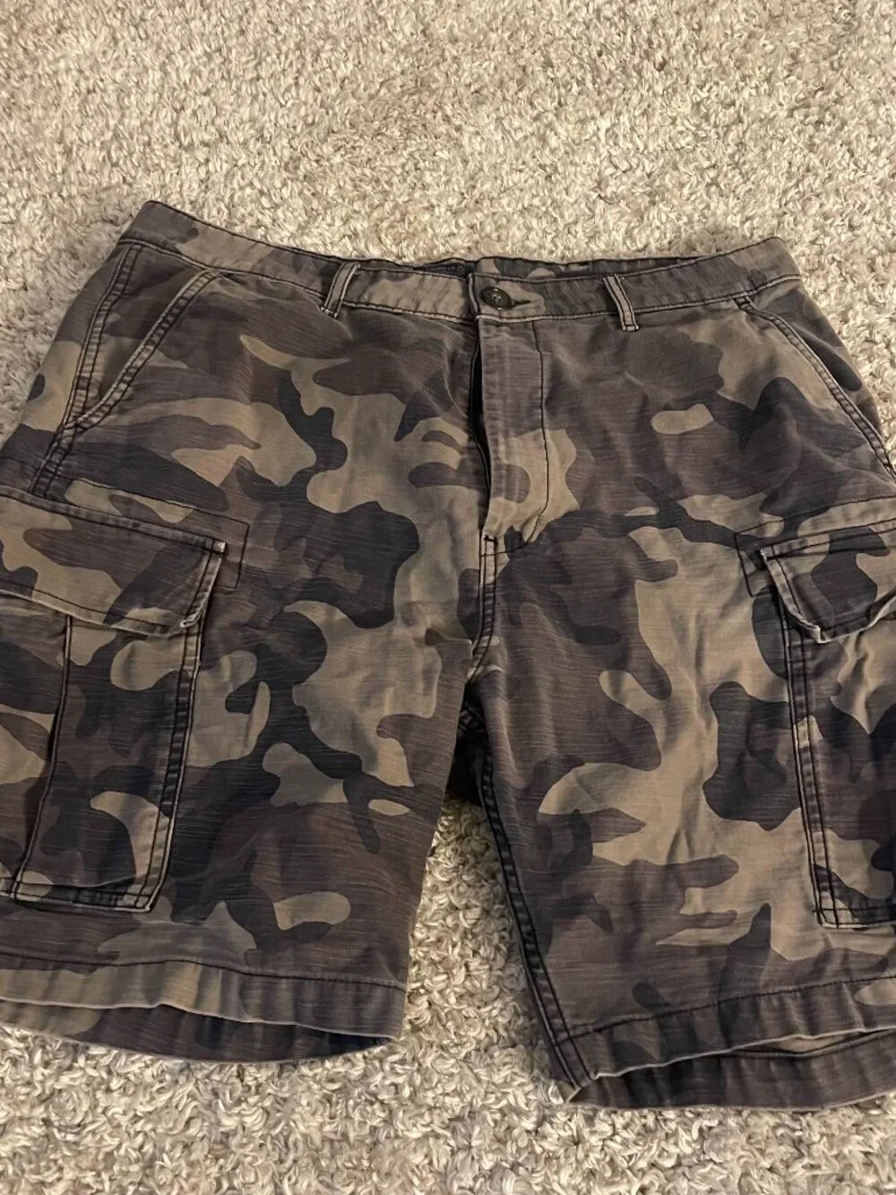 Levi’s Camo Cargo Shorts Mens 36 Camouflage Utility